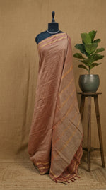 Dusty Pink Arani Cotton Saree