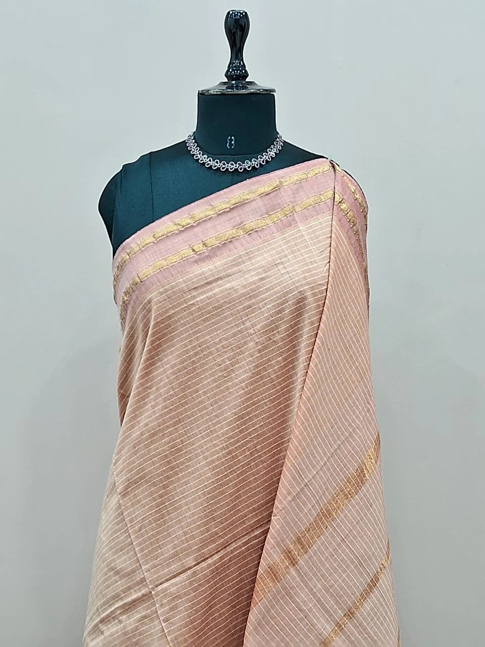 Cream Arani Cotton Saree 1