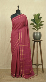 Reddish Pink Arani Cotton