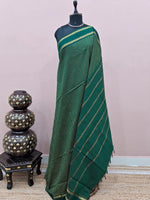 Dark Green Arani Cotton Saree