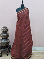 Brown Arani Cotton Saree