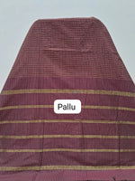 Brown Arani Cotton Saree pallu
