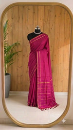 Rani Pink Arani Cotton Saree