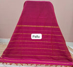 Rani Pink Arani Cotton Saree Pallu