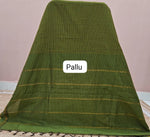 Leaf Green Arani Cotton Saree Pallu