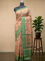 Light Peach Chanderi Saree
