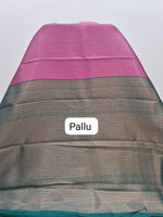 Salmon Pink Kanchi Semi Silk Saree  Pallu