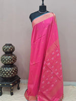 Pink Kanchi Semi Silk Saree 