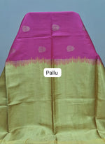 Pink Chanderi Pattu Saree Pallu