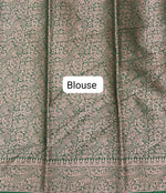 Yellow Plain Crepe Silk Saree blouse