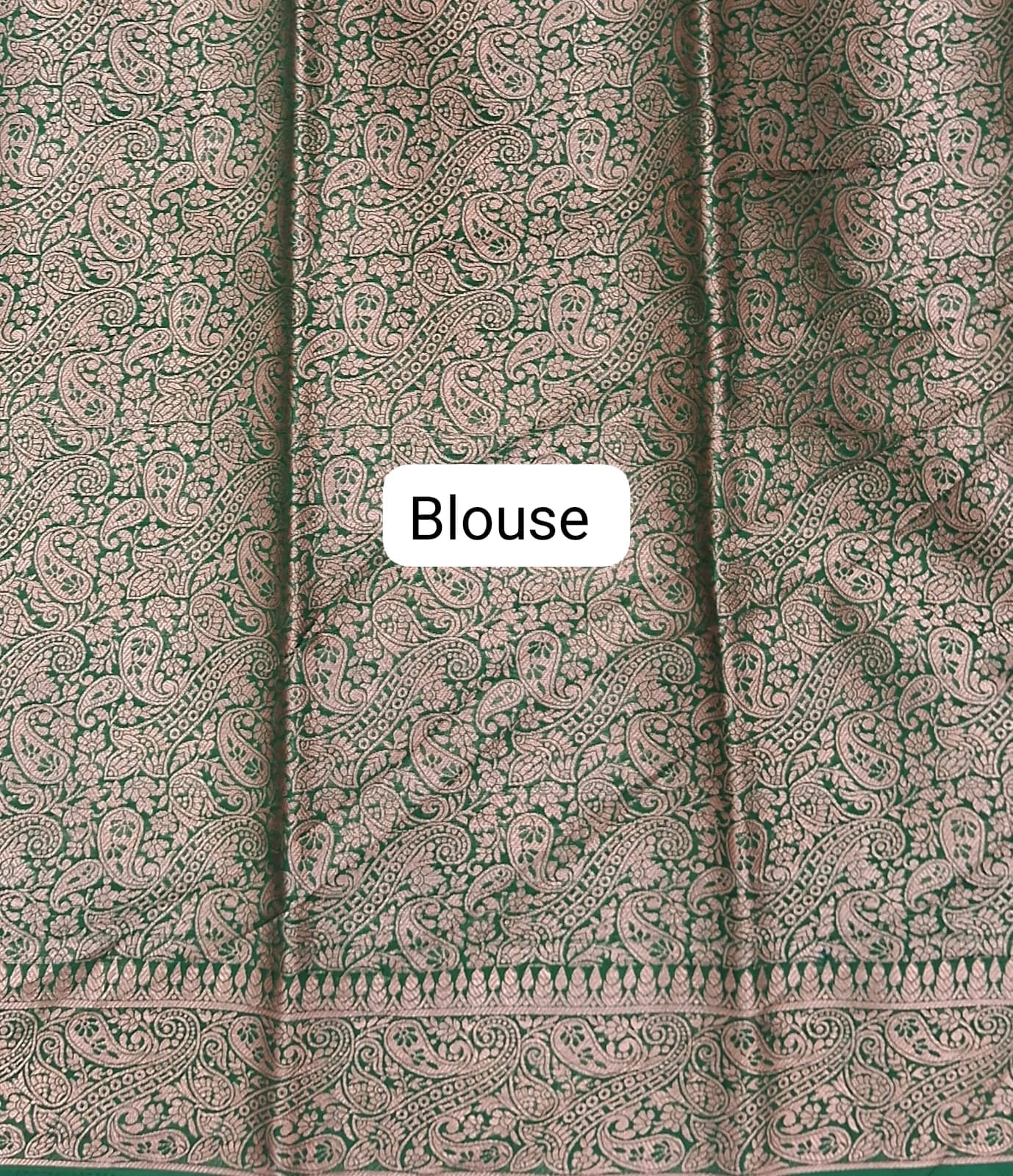 Yellow Plain Crepe Silk Saree blouse