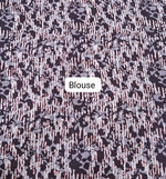 Lavender Grey Tussar Saree Blouse