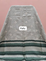 Light Mint Green Tussar Saree Pallu