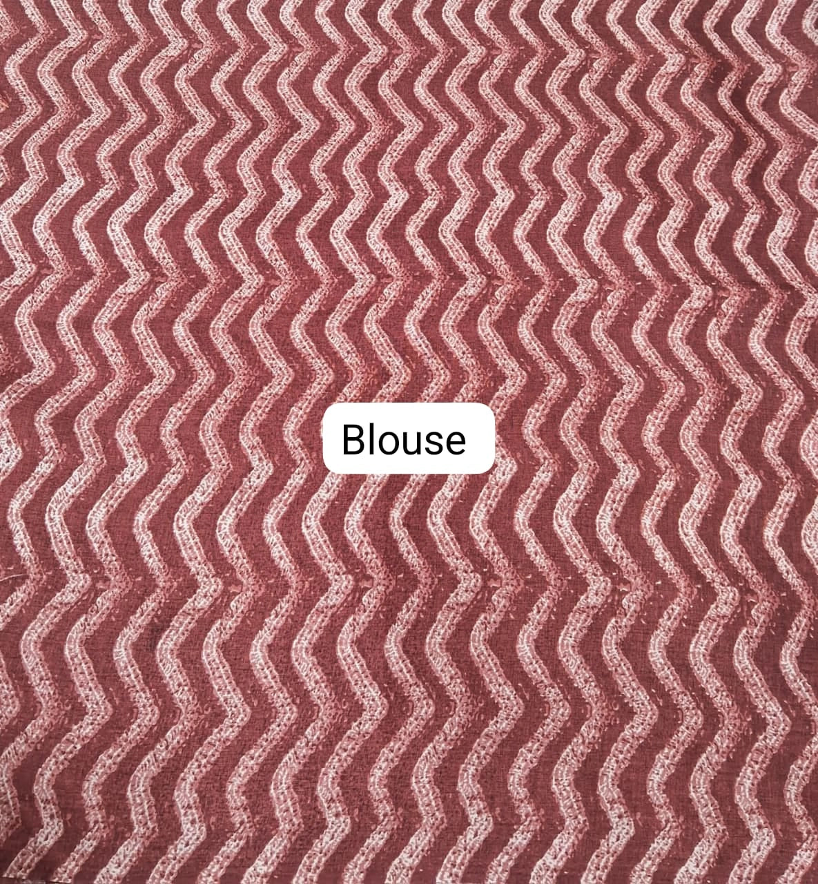Blush Pink Tussar Saree  Blouse