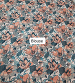 Grey Tussar Saree Blouse