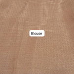 Light Beige Organza Saree Blouse
