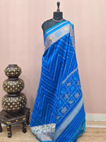 Royal Blue Raw Silk Saree