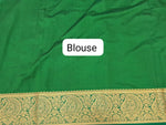 Pink Crepe Silk Saree  Blouse
