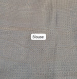 Light Baby Blue Organza Saree blouse