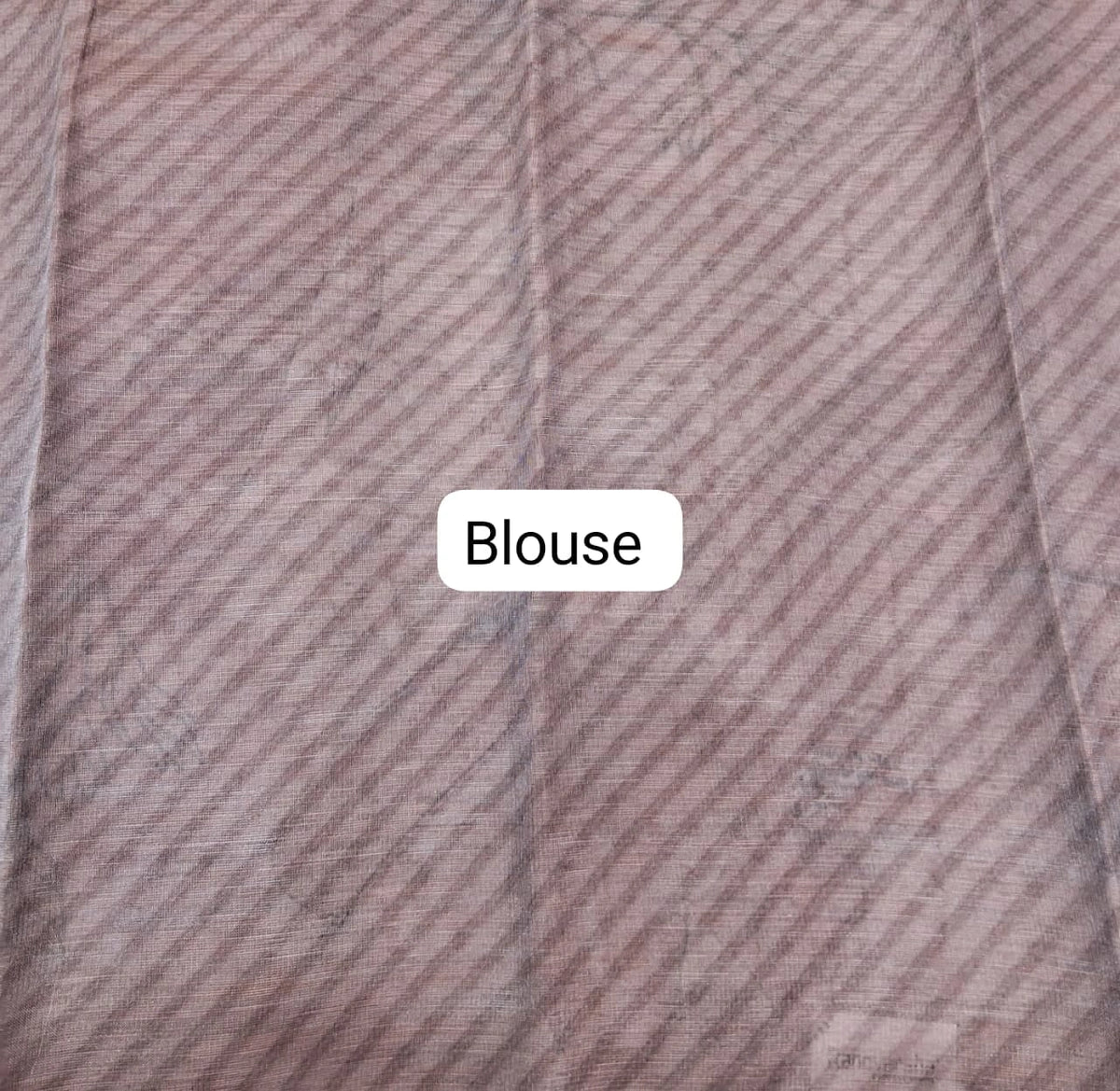 Sand Brown Tissue Tussar Saree Blouse