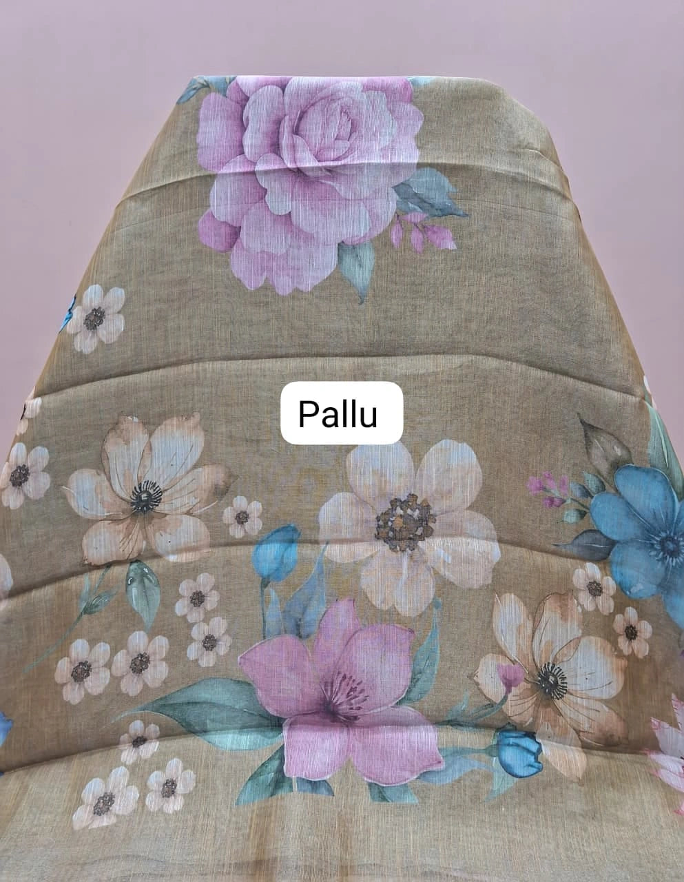 Apple Green Tissue Tussar Saree pallu