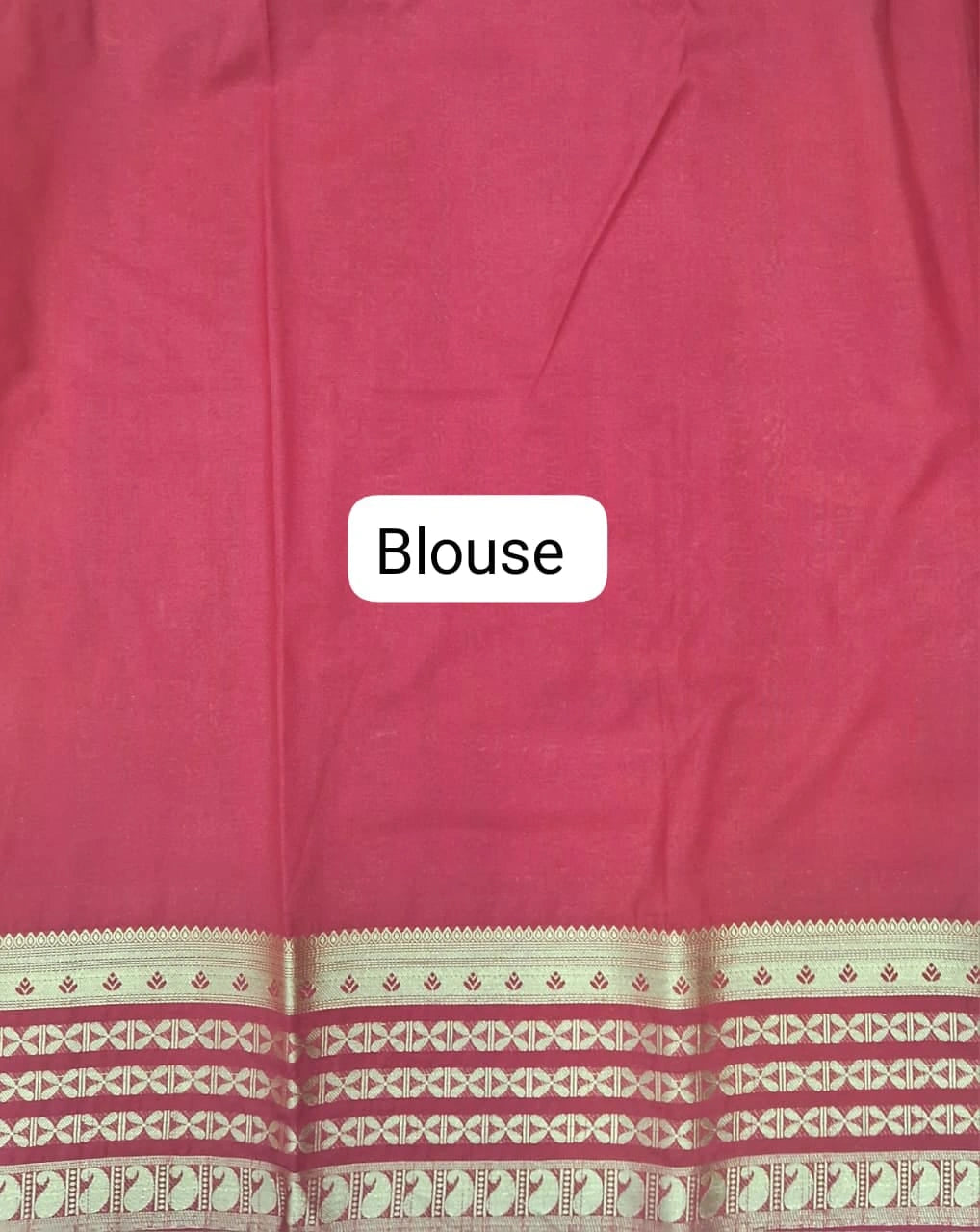 Mango Yellow Plain Mysore Crepe Silk Saree Blouse