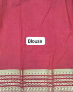 Mango Yellow Plain Mysore Crepe Silk Saree Blouse