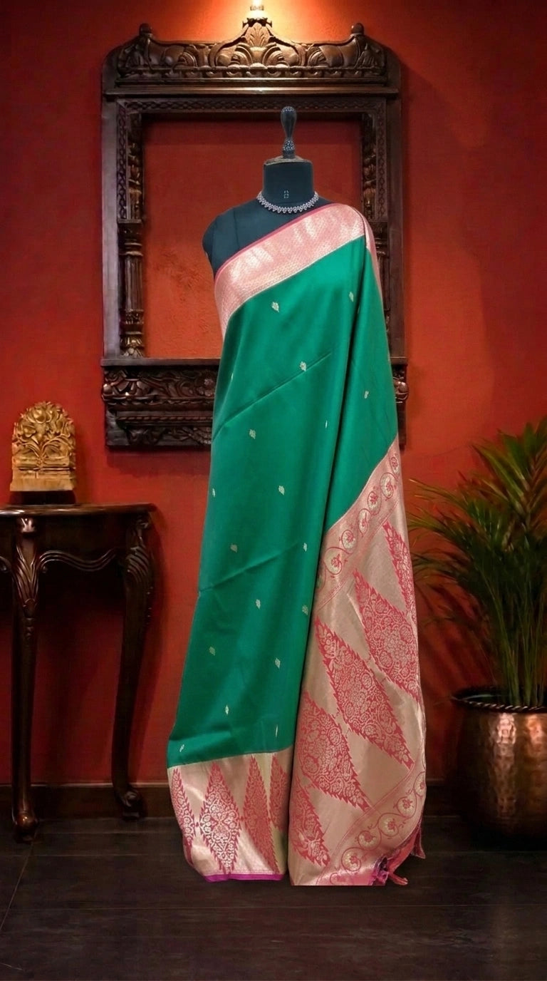 Green Silk Saree