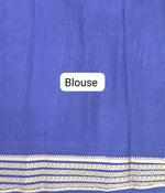 Rama Green Mysore Crepe Silk Saree Blouse