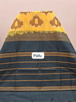 Yellow Silk Saree pallu