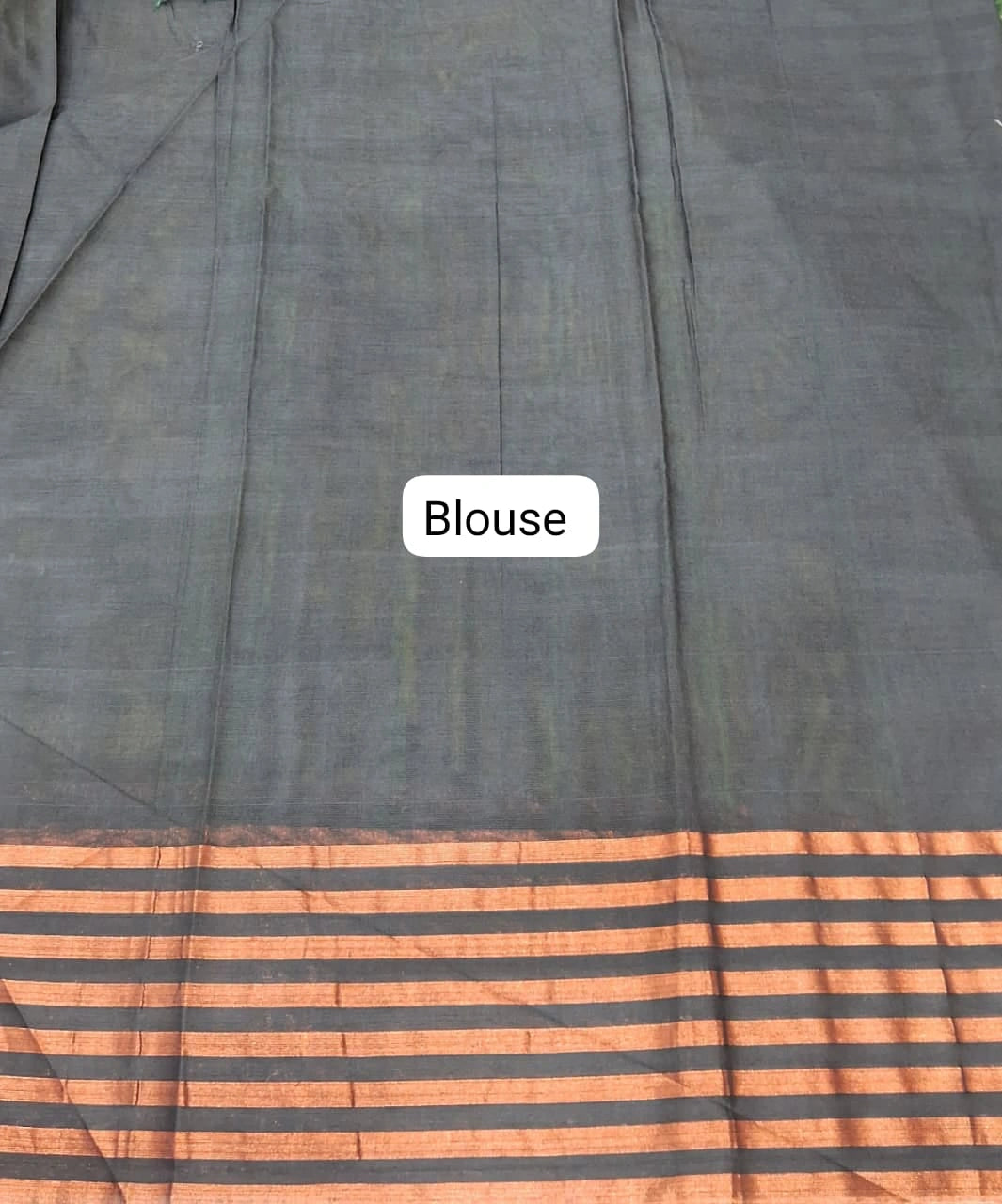 Light Orange Silk Saree blouse