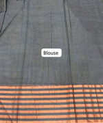 Light Orange Silk Saree blouse