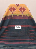 Light Orange Silk Saree pallu