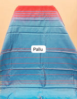 Reddish Pink Plain Banana Silk Saree Pallu