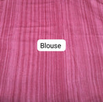 Onion Pink Gicha saree blouse