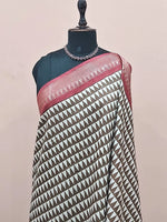 Brown Jute Saree 1