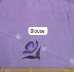 Lavender Chiffon Saree Blouse