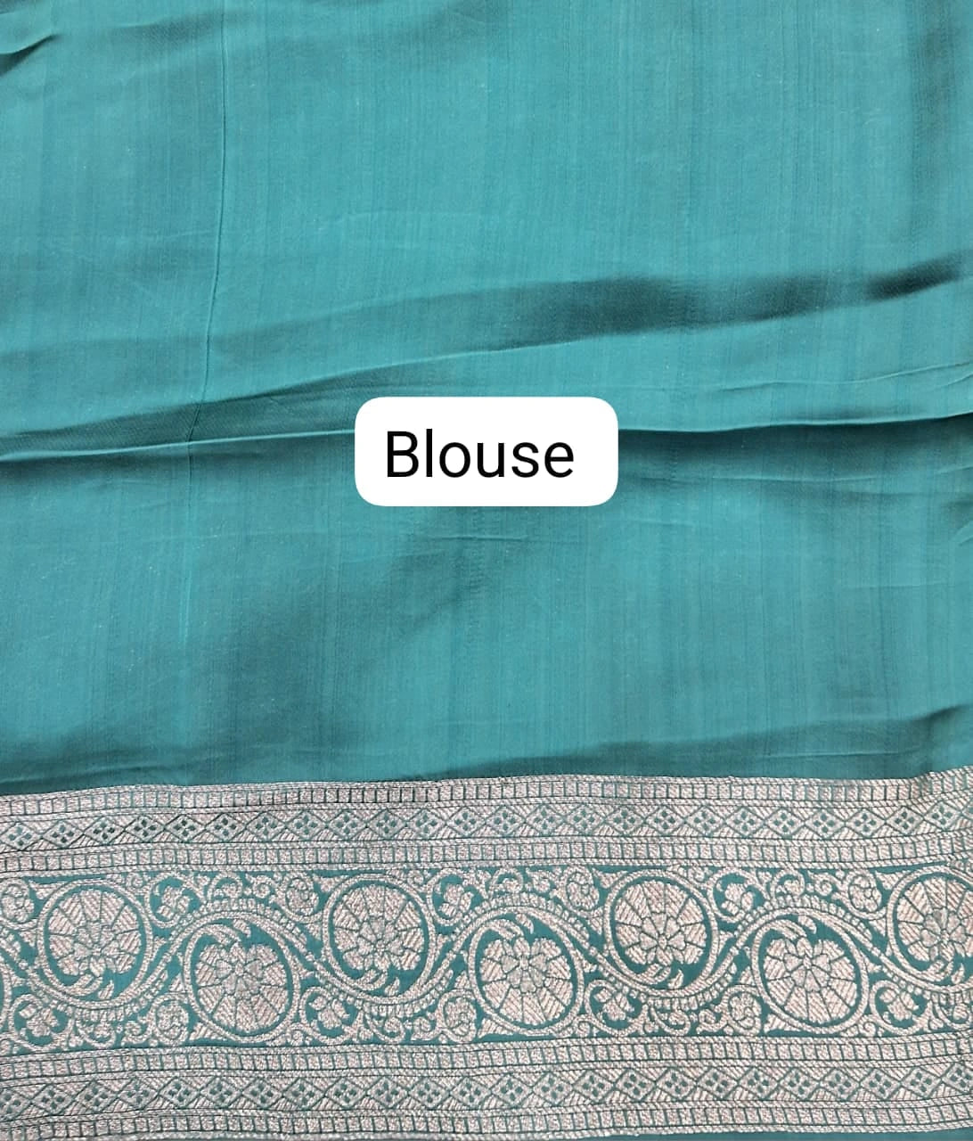 Dusty Rose Mashru Tissue Silk Saree Blouse