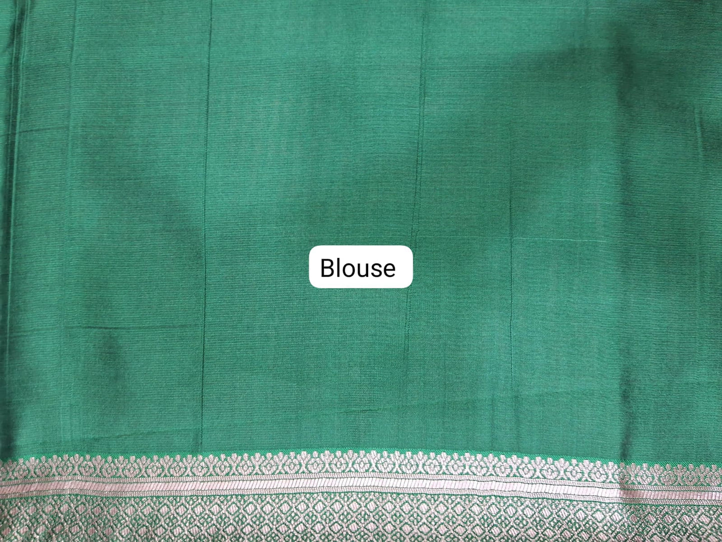 Red Linen Saree Blouse