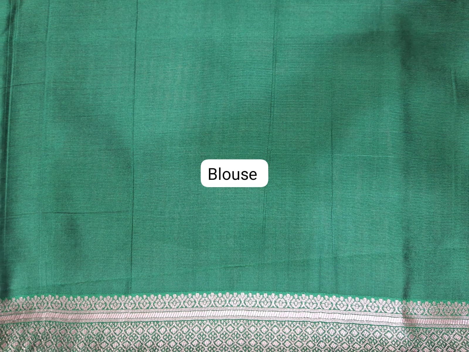 Red Linen Saree Blouse