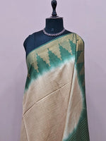 Cream Bamboo Silk Saree 1