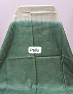 Cream Bamboo Silk Saree pallu