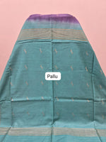 Light Purple Bamboo Silk Saree pallu