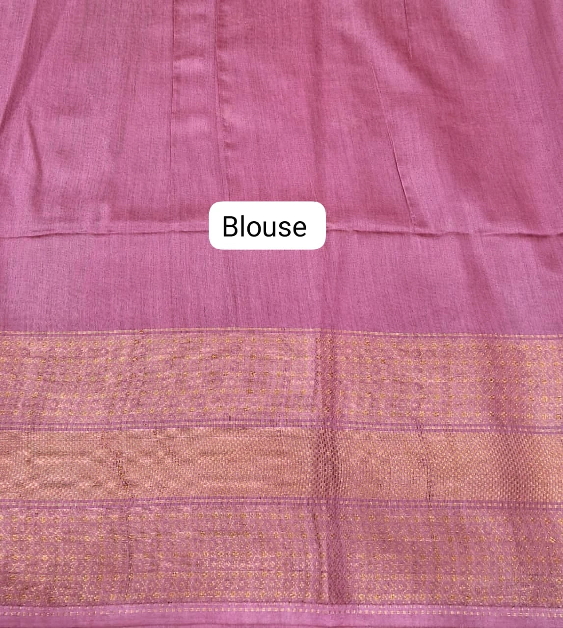Light Green Bamboo Silk Saree blouse
