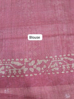 Elephant Grey Bamboo Silk Saree 3