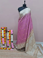 Light Pink Bamboo Silk Saree 