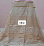 Light Pink Bamboo Silk Saree pallu