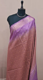 Brown Bamboo Silk Saree 1