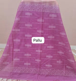 Peach Bamboo Silk Saree Pallu