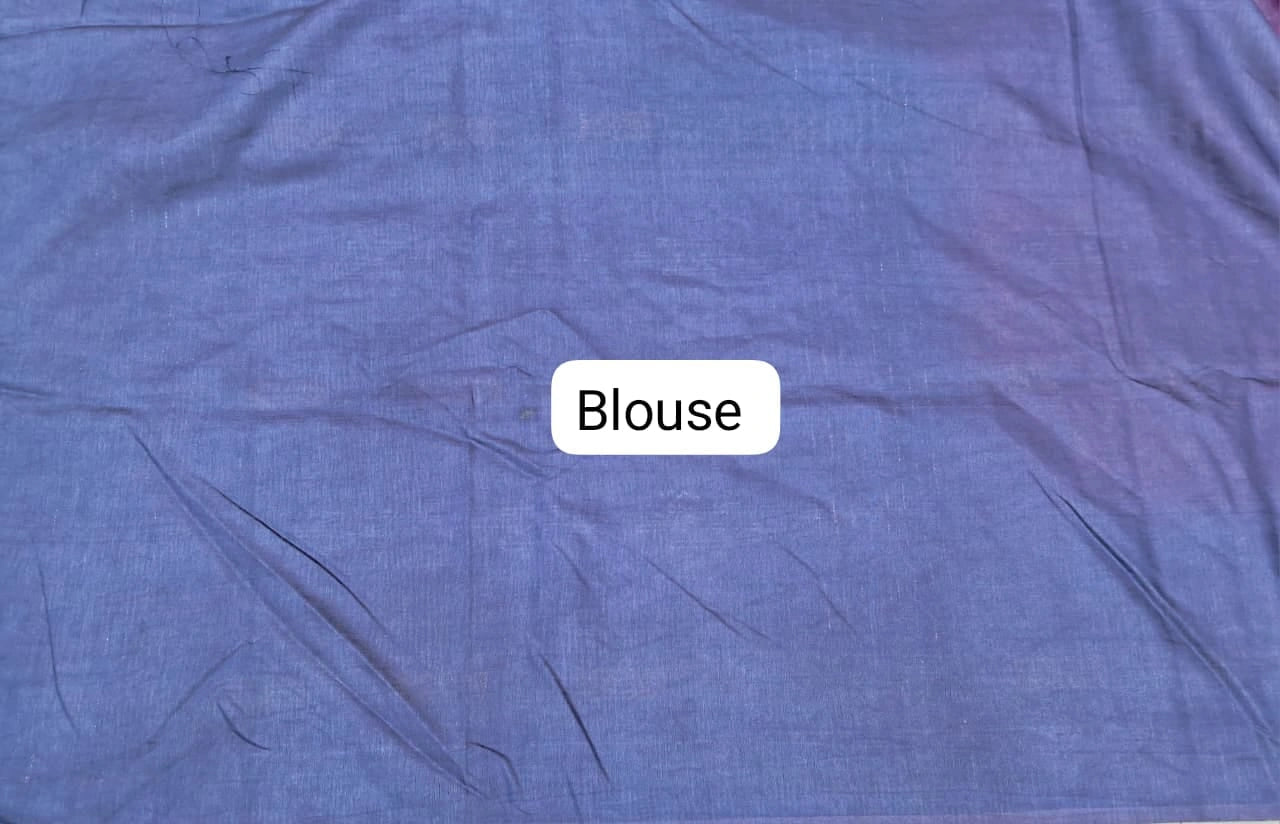 Wine Bamboo Silk Saree blouse